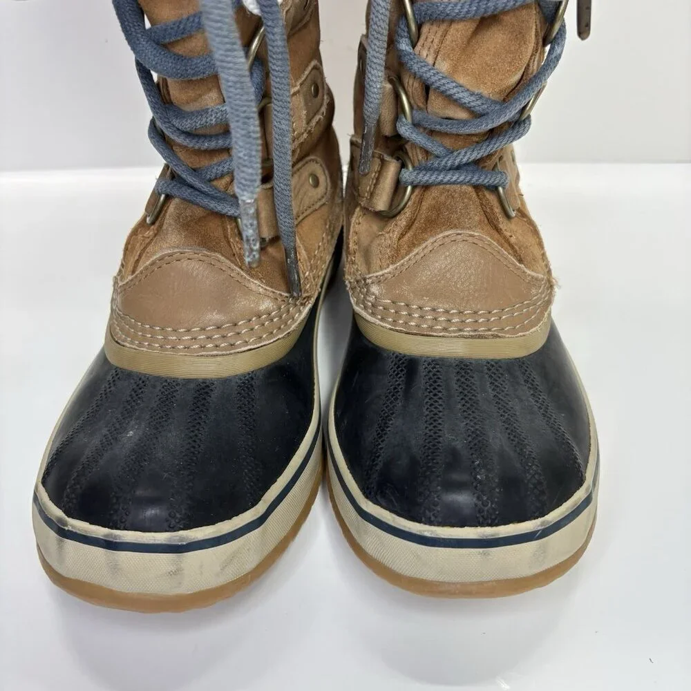 SOREL Joan of Artic Snow‎ Winter Boots Waterproof Insulated Lace Up Women Sz 7 - Picture 6 of 14